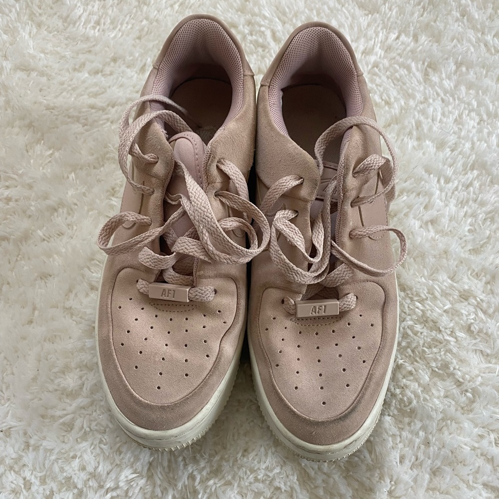 Nike Pink Suede Air Force 1